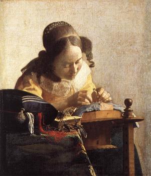 Johannes Vermeer : The Lacemaker